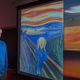 Alan Robock with an image of The Scream.
